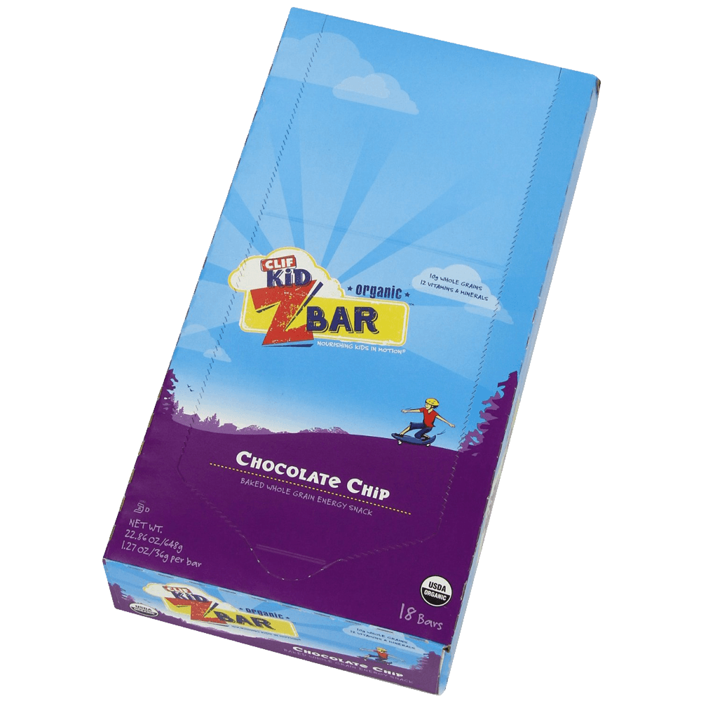 Clif Kid Organic ZBar Organic Chocolate Chip 18 Count