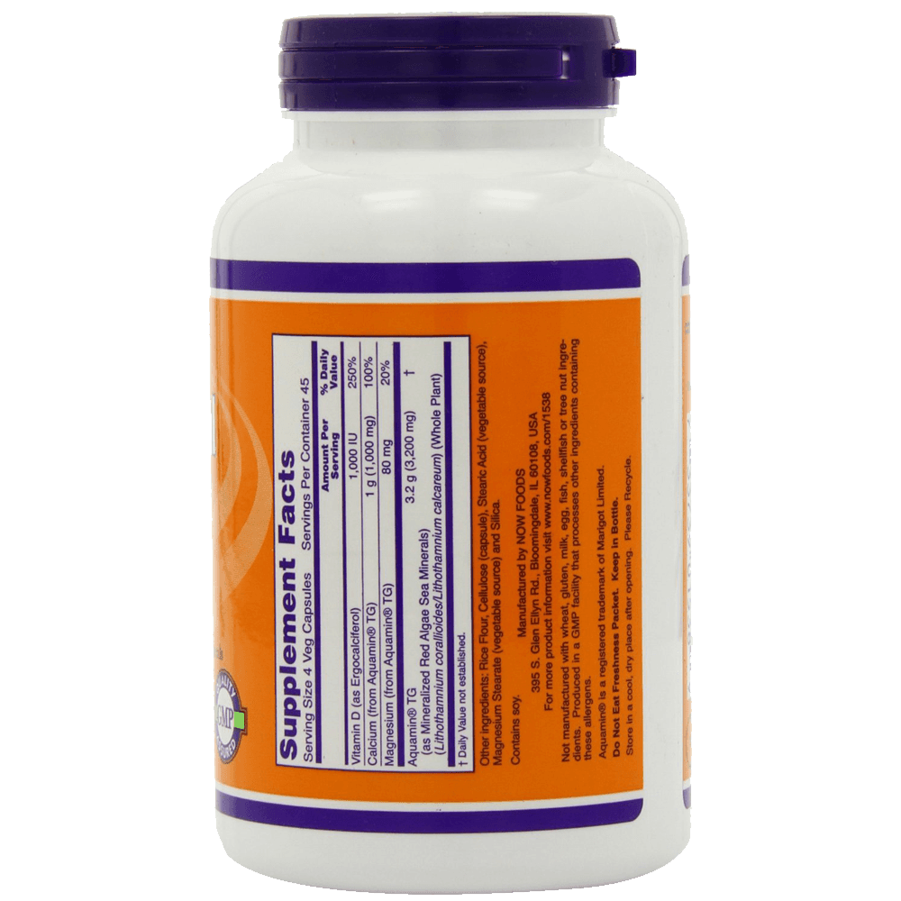 Now Foods Red Mineral Algae aquamin Veg-Capsules 180-Count