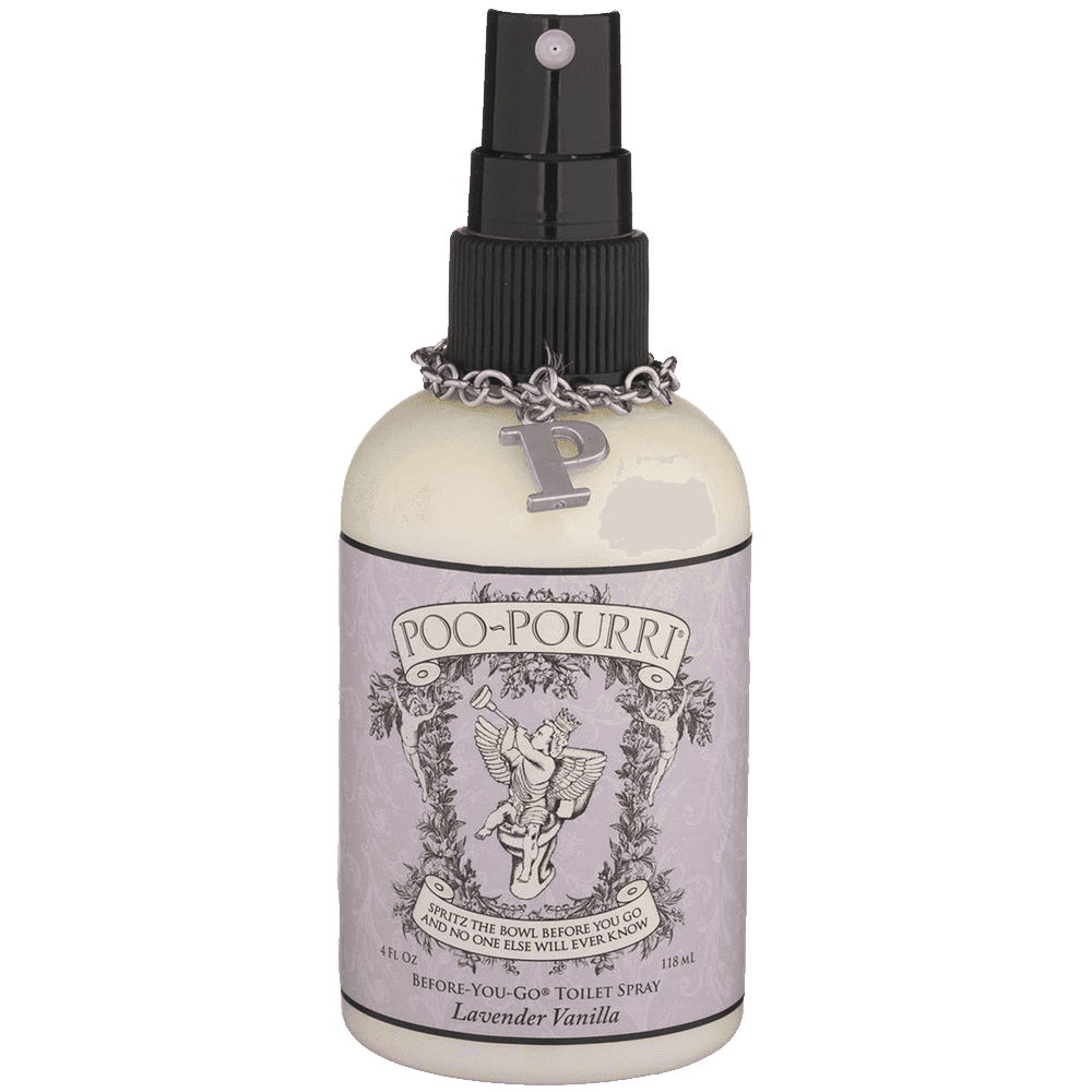 Poo-Pourri Preventive Bathroom Odor Spray 2-Piece Set Includes 2-Ounce and 4-Ounce Bottle Lavender Vanilla