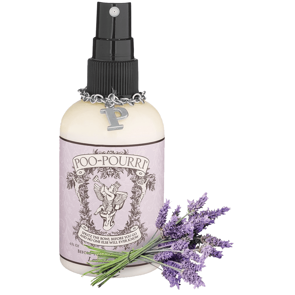 Poo-Pourri Preventive Bathroom Odor Spray 2-Piece Set Includes 2-Ounce and 4-Ounce Bottle Lavender Vanilla