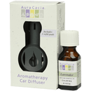 Aura Cacia Aromatherapy Car Diffuser including Lavender essential oil NET 5 fl oz (15 ml)
