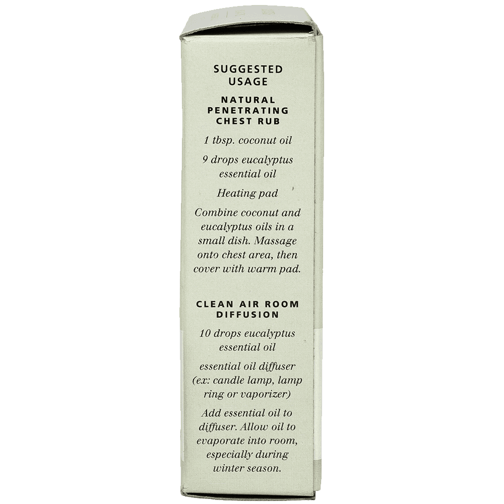 Aura Cacia Organic Essential Oil Eucalyptus 0.5 Ounce
